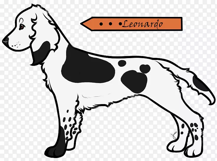 犬种小狗夹艺术线艺术-达芬奇代码