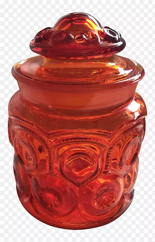 花瓶缸盖玻璃牢不可破-豆罐