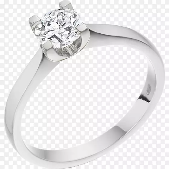 订婚戒指珠宝钻石结婚戒指-女士金环