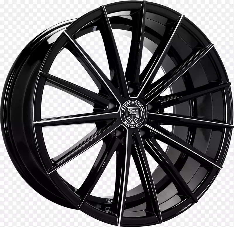 莱卡尼车轮公司汽车定制车轮汽车轮胎-黑色飞马