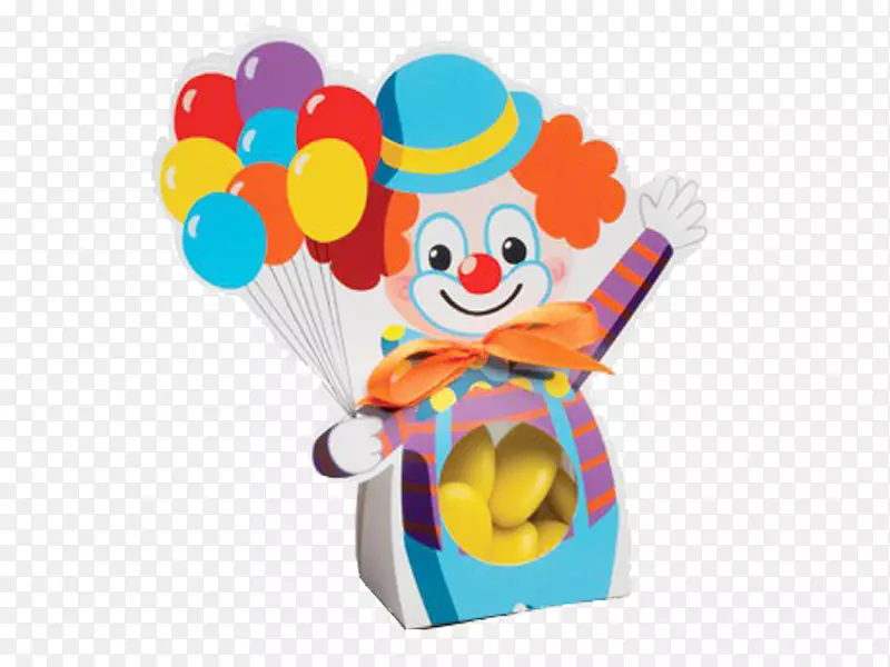 小丑气球拖曳马戏团纸板娱乐小丑