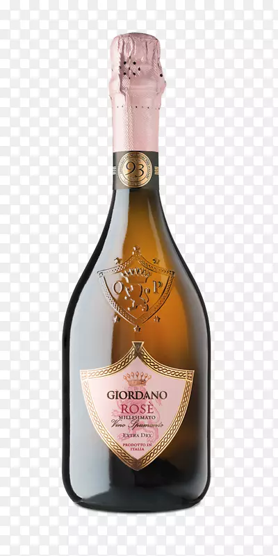 香槟罗丝起泡酒金芬德尔-意大利白葡萄酒葡萄