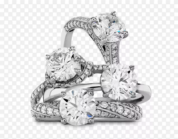 结婚戒指订婚戒指宝石珠宝.火焰钻石戒指