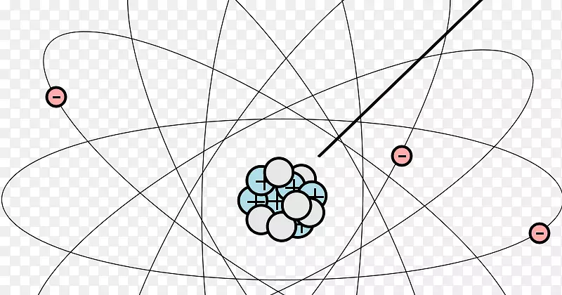 原子碳-12图限定圆图卢瑟福原子的原子核