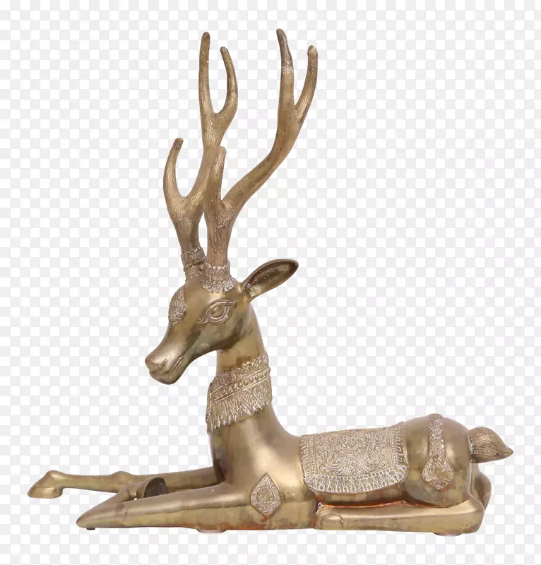 鹿雕像铜鹿