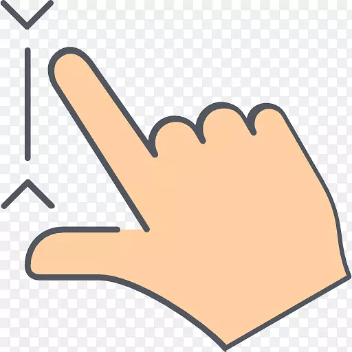 剪贴画拇指手势电脑图标可伸缩图形.手