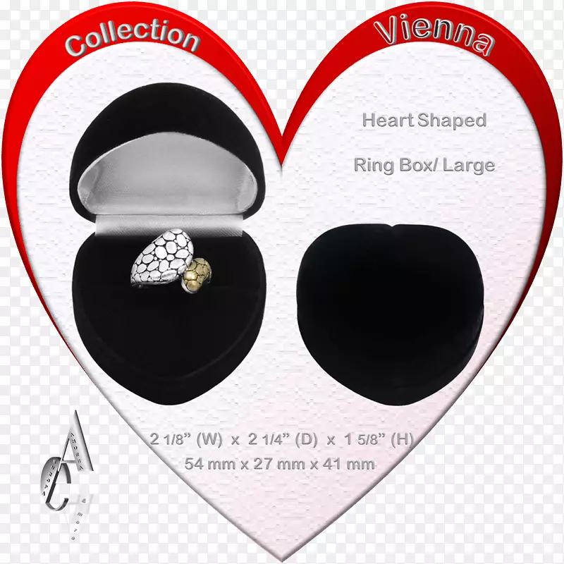 耳环、珠宝、服装配件、钻石克拉-四红心环