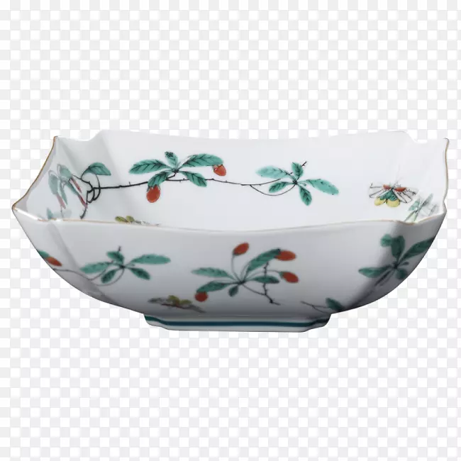 碗瓷餐具Mottahedeh&公司家喻户晓的方形环碟