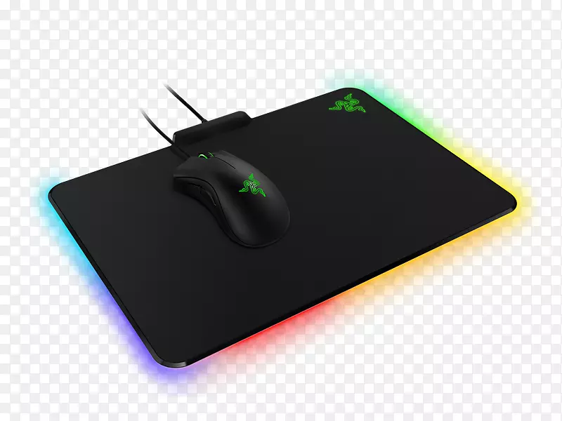 Razer Deathaderchroma Razer萤火虫硬游戏鼠标垫Razer公司。Razer萤火虫布版游戏鼠标垫pc鼠标垫.Razer耳机线替换