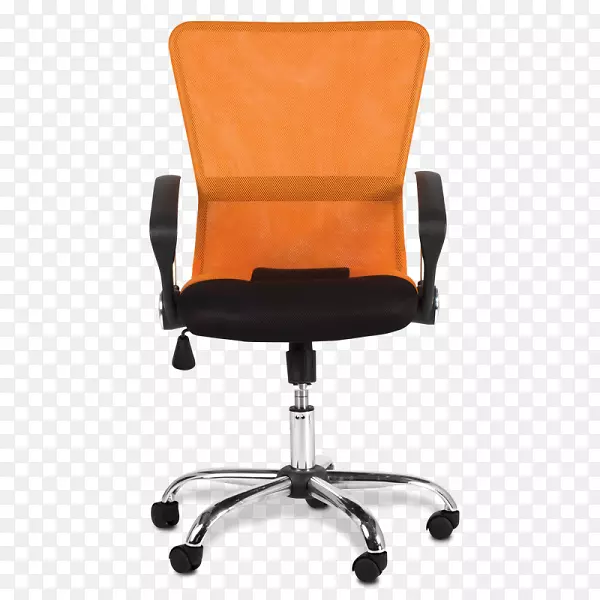 办公椅、桌子家具-橙色网状椅子