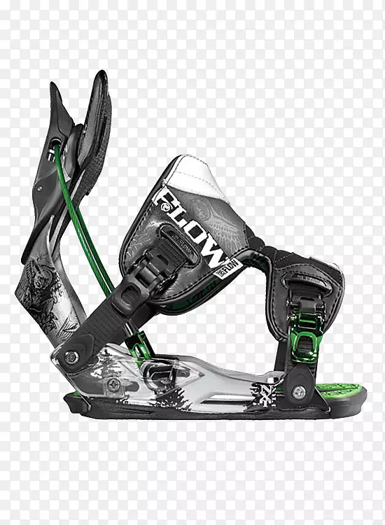 滑雪板系带滑雪靴.流动装订