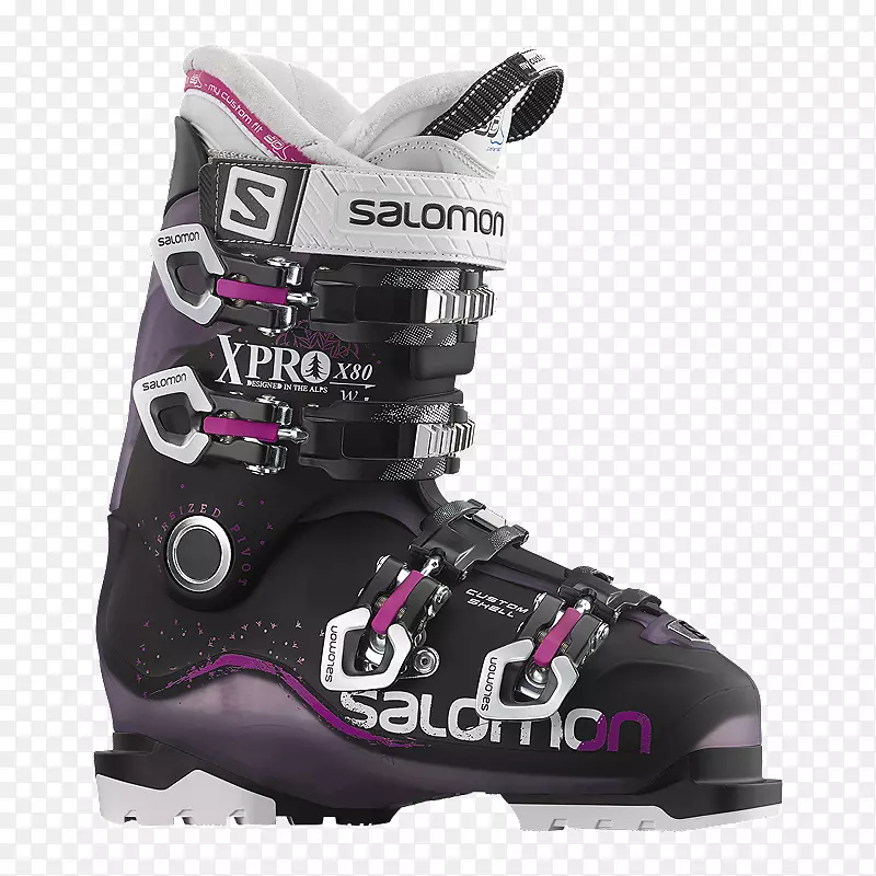 滑雪靴高山滑雪所罗门团体-所罗门女跑鞋