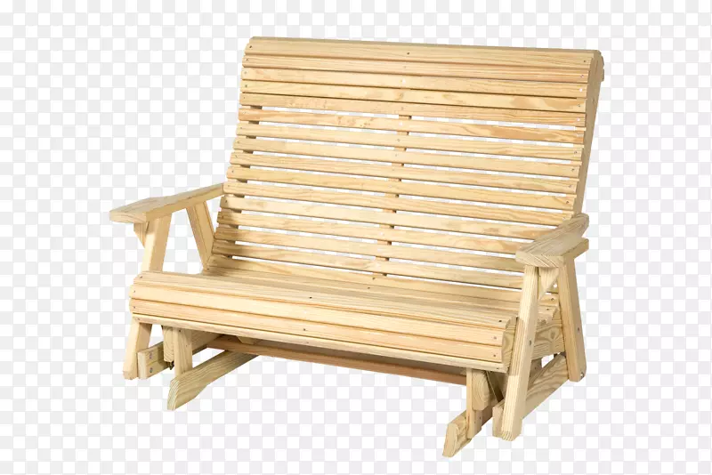 产品设计长椅-木制摇杆