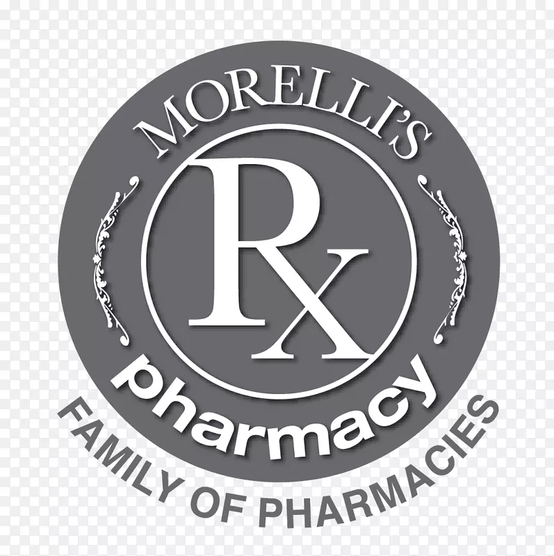 莫雷利药房徽标品牌安大略省-药品依从传单