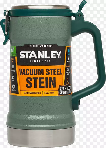 啤酒Stein真空保温板热固性斯坦利经典真空冷饮容器