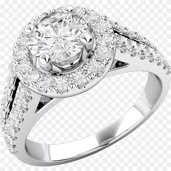 订婚戒指钻石辉煌-艺术装饰钻石戒指设置