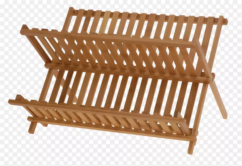 盘式德鲁伊普立克厨房餐具全竹制可折叠餐具架，超大容量最大储藏量，美观耐用的竹碟架。
