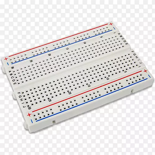 面包板电子电路电子电源转换器原型面团板