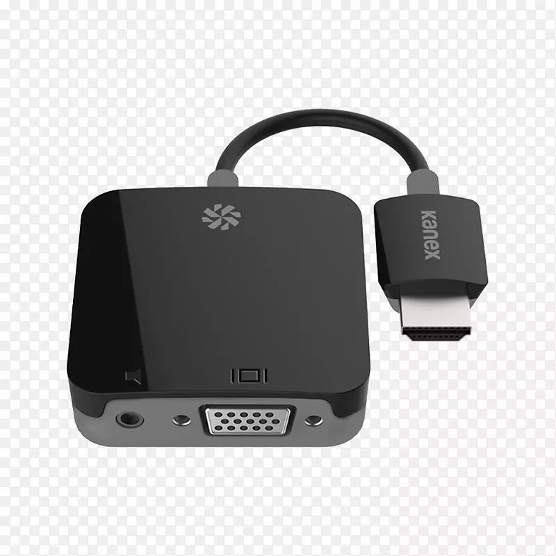 用于Apple TV 4 vga连接器的ac适配器Kanex hdmi到vga适配器高带宽数字内容保护-Belkin iphone 7 dongle