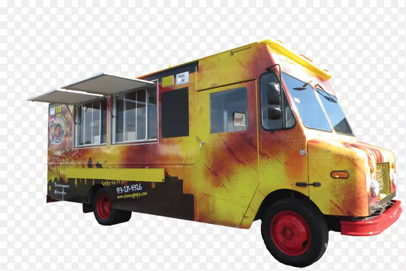 餐车比萨地中海美食-美食卡车