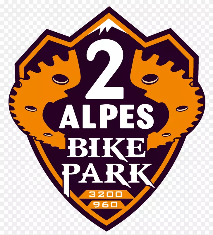 Les deux Alpes BikePark vénosc下山山地自行车公园-自行车停车场标志