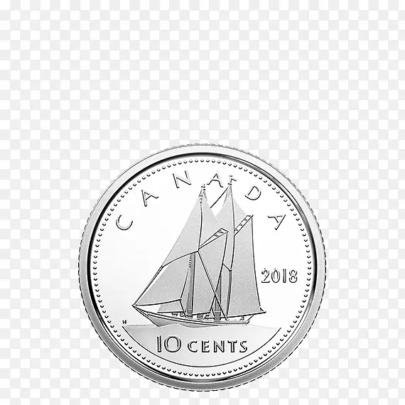 西埃德蒙顿硬币和邮票加拿大皇家铸币厂150周年纪念加拿大10美分