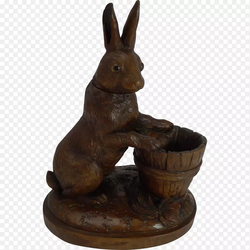 相思g。齐默曼公司黑色森林野兔雕塑-碧翠丝波特