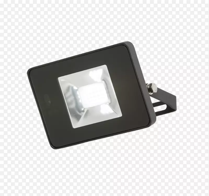 带微波传感器的黑色led压铸铝泛光灯IP 65发光二极管照明.微波安全通知