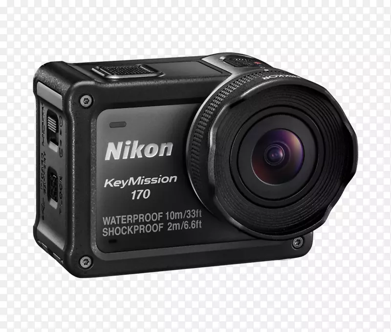 尼康键盘任务170行动相机4k分辨率尼康关键任务360-佳能对尼康