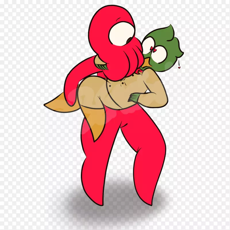 红色的家伙，红色的木偶不要拥抱我，我害怕艺术插图-萨尔瓦多达利艺术家绘画