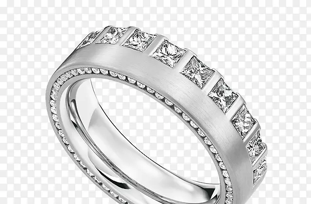 结婚戒指钻石永恒戒指亮樱桃红金戒指