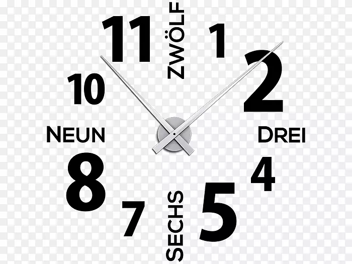 工业时钟设计挂牌标志-现代led时钟