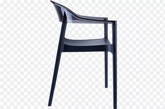 椅子塑料家具车，可倒空的互斥式链轮设计，‘EMA’黑色的马蒂埃塑料制品-生态