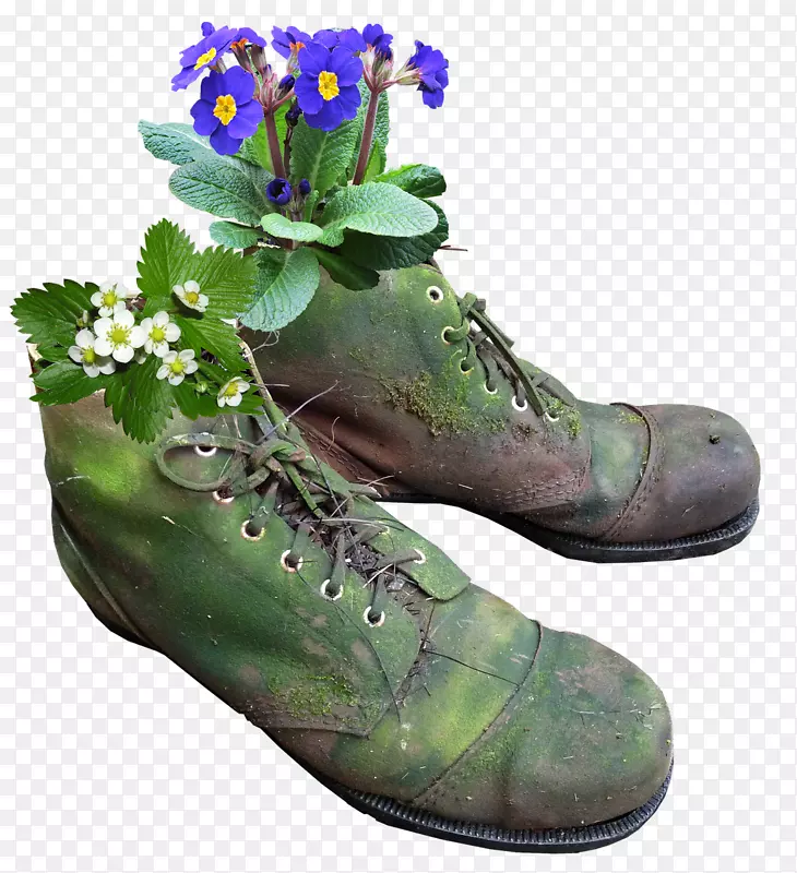 花盆靴鞋植物.窗花盒构思