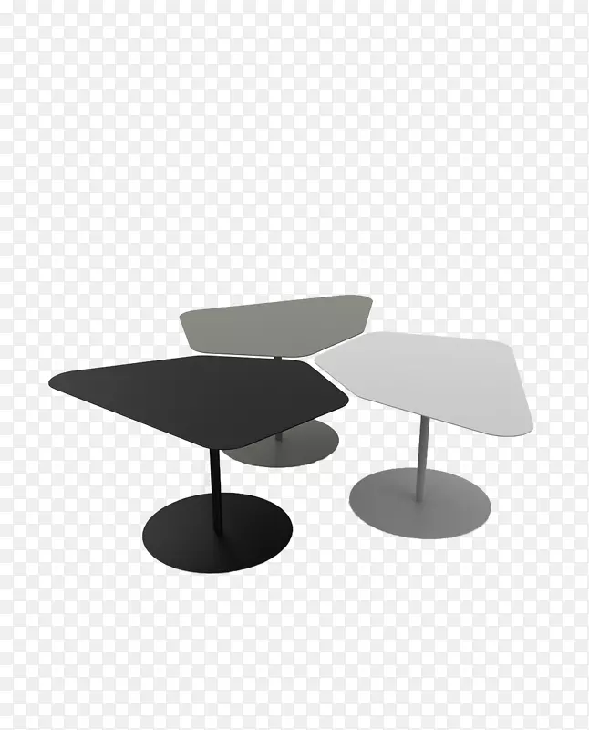 咖啡桌几何形状组合马蒂埃格栅.建筑师桌