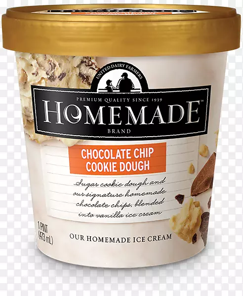 巧克力曲奇面团冰淇淋-自制鞭子奶油