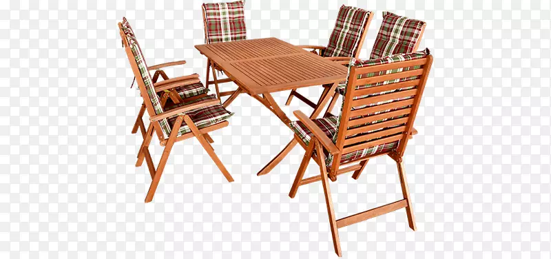 桌椅花园家具长椅-现代阳台花园理念