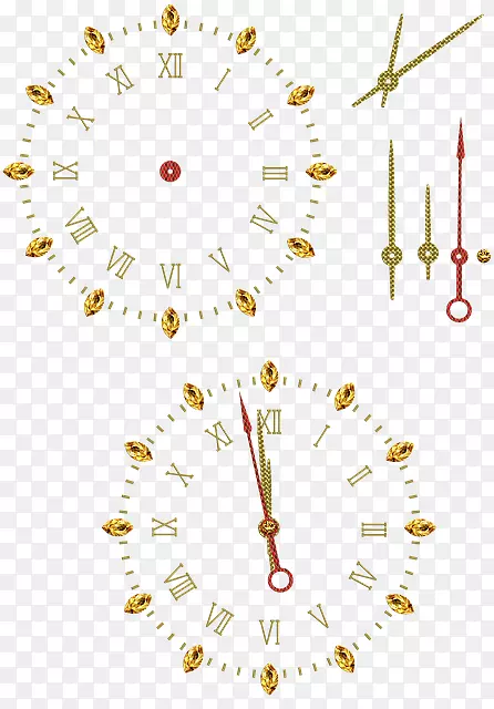 时钟结婚周年纪念日手表-猫光标