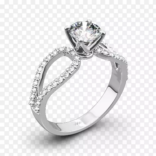 钻石结婚戒指订婚戒指首饰无限倍无限时带