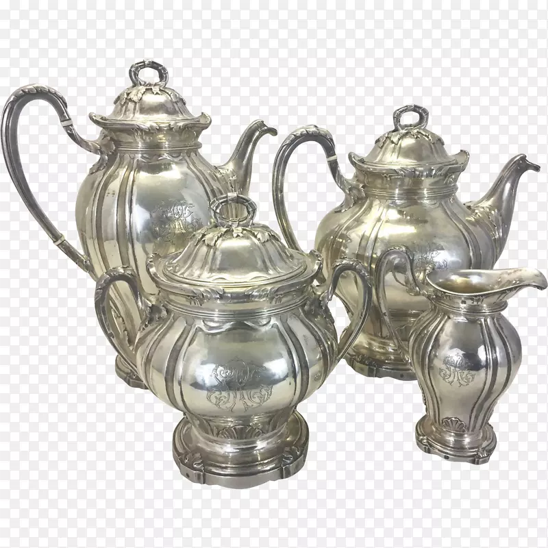 咖啡茶具水壶-银茶壶