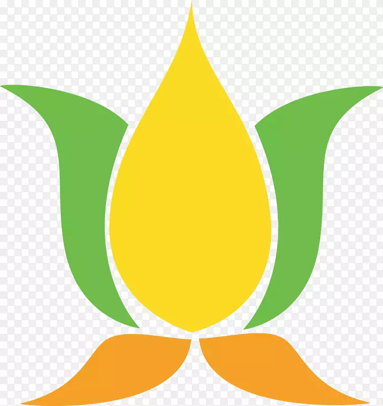 印度神圣莲花民族符号图案标志-荷叶模板