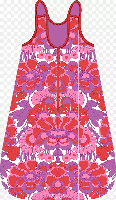 花纹纺织品睡袋无缝纫背包缝制图案