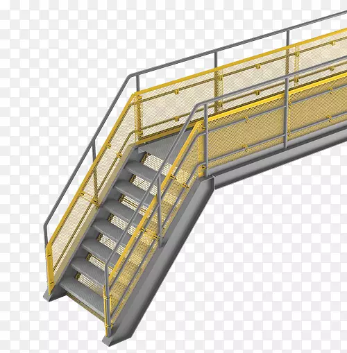 楼梯钢安全护栏结构.蜂窝网片