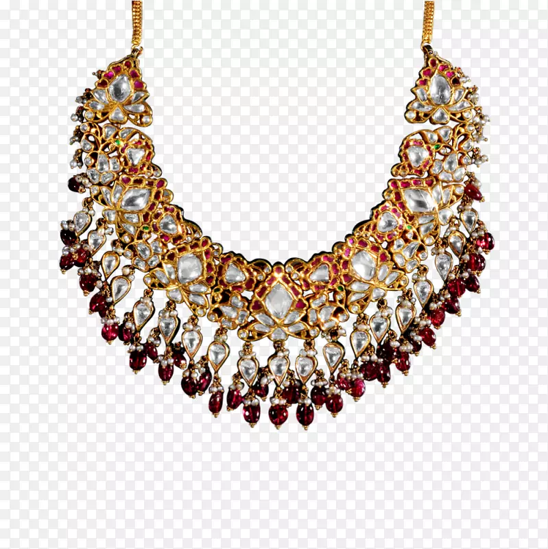 珠宝项链昆丹沃拉时装私人有限公司网络图形.圣殿珠宝海得拉巴