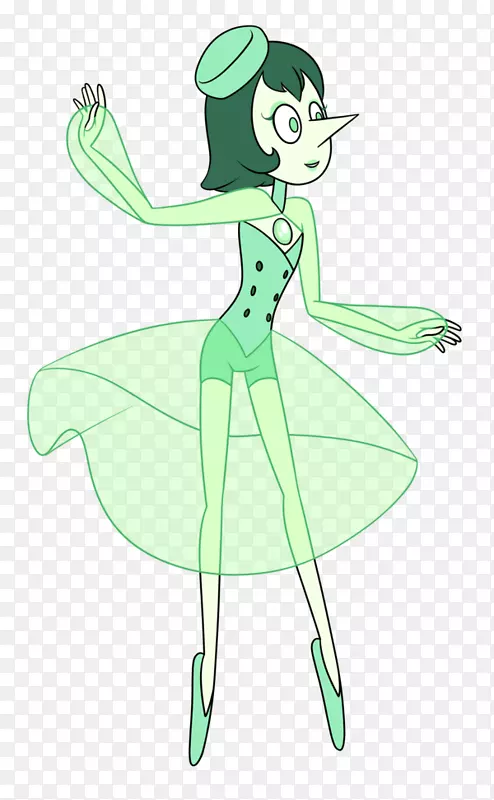 珍珠绿史蒂文宇宙宝石石榴石-绿色珍珠