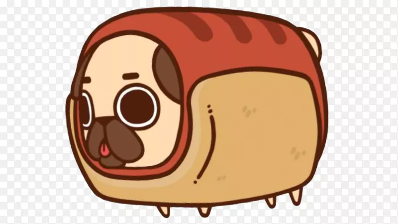 道格小狗形象墨西哥玉米煎饼-可爱的与运动衫