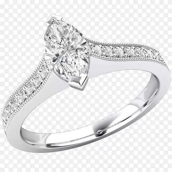 钻石耳环结婚戒指珠宝.镶嵌钻石戒指