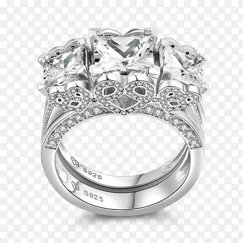 订婚与结婚戒指：爱银订婚戒指-纯银婚纱套装的最终购买指南