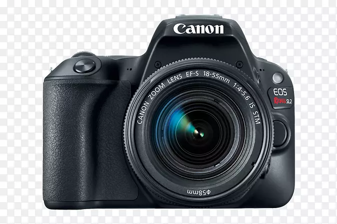 佳能反影SL2 dslr相机配18-55 mm+75-300 mm双变焦镜头套件