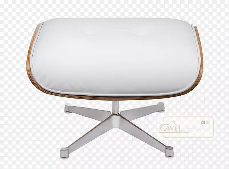 椅子塑料产品设计扶手-白色皮革脚凳
